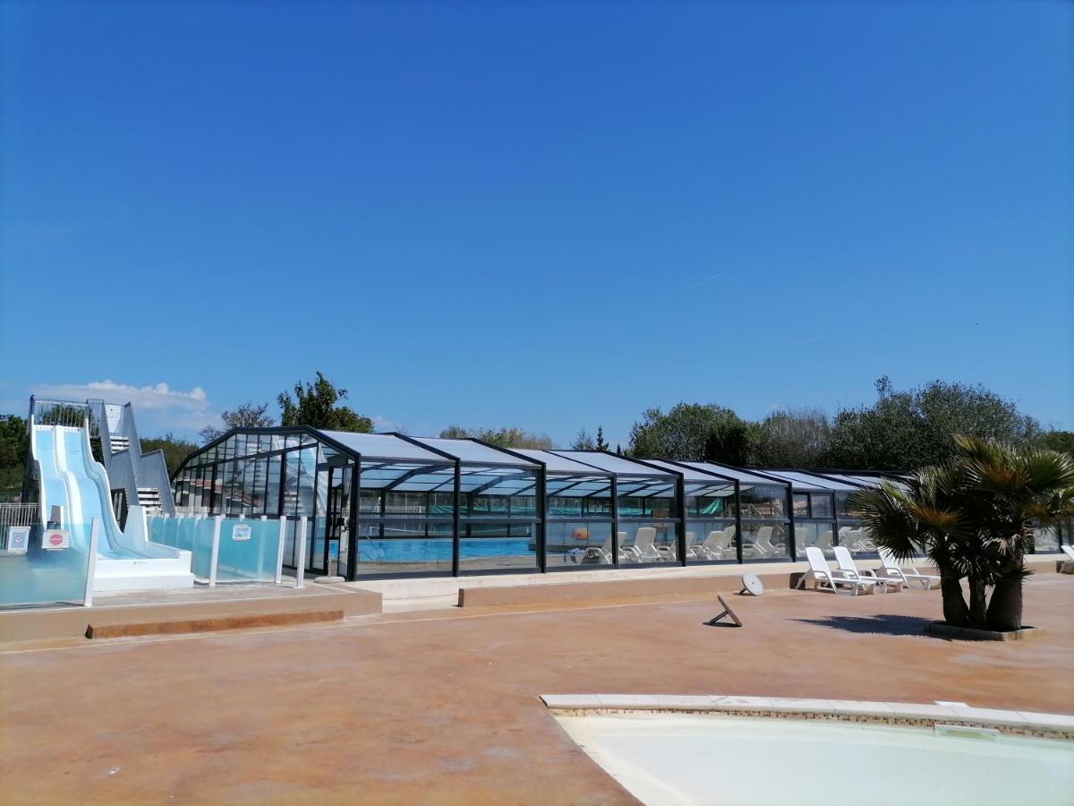 Mobil-home climatisé avec piscine Aureilhan  Exterior foto